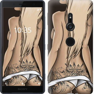 

Чехол Девушка с татуировкой для Sony Xperia XZ2 H8266 644316