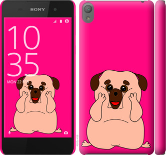 

Чехол Весёлый мопс для Sony Xperia E5 F3311 928448