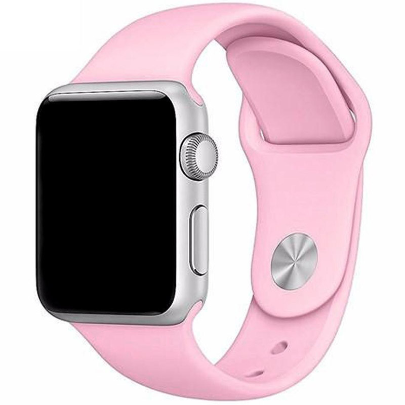 

Силиконовый ремешок для Apple watch 42mm / 44mm (Розовый / Pink) 903387