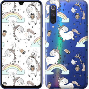 

Чехол Единорог и кофе для Xiaomi Mi Note 10 876460