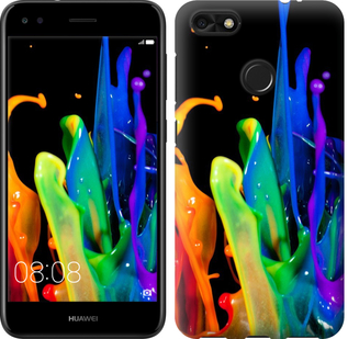 

Чехол брызги краски для Huawei P9 Lite mini 654568