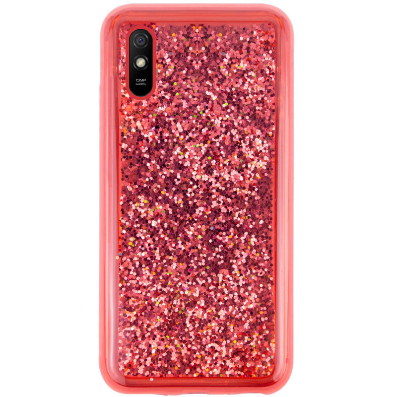 

TPU+PC чехол Sparkle (glitter) для Xiaomi Redmi 9A (Красный) 1062701