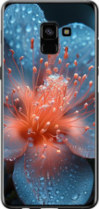Чехол Роса на цветке для Samsung Galaxy A8 Plus 2018 A730F