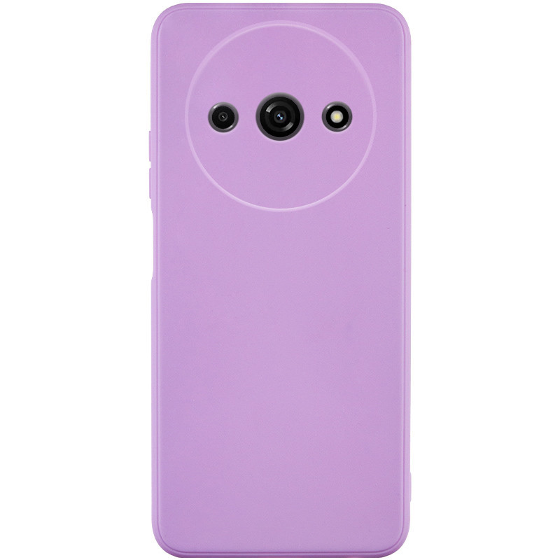 Силиконовый чехол Candy Full Camera для Xiaomi Redmi A3 (Сиреневый / Dasheen)