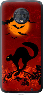 

Чохол Чёрная кошка под луной для Motorola Moto G6 Plus 1422577