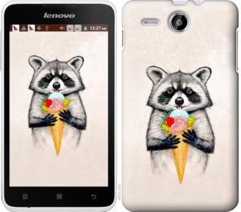 

Чехол Енотик с мороженым для Lenovo A529 801080