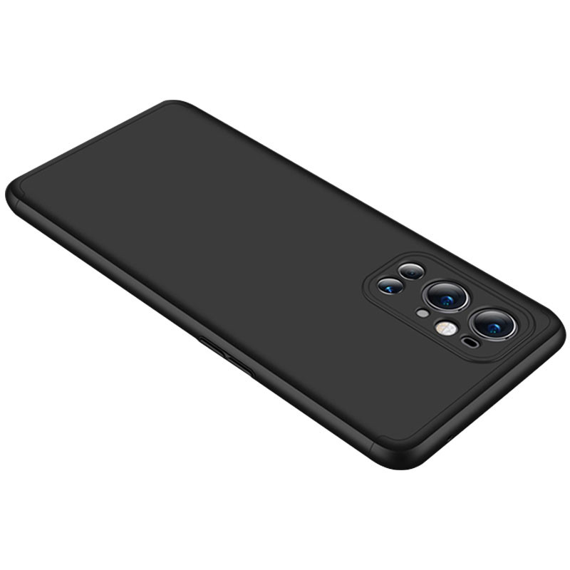 Пластиковая накладка GKK LikGus 360 градусов (opp) для OnePlus 9 Pro (Черный)