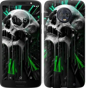 

Чехол Череп-часы для Motorola Moto G6 Plus 763481