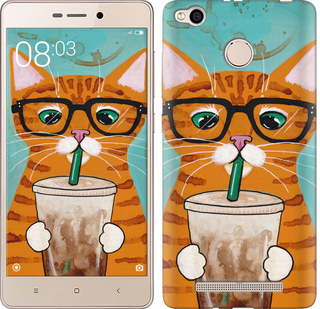 

Чехол Зеленоглазый кот в очках для Xiaomi Redmi 3x 625374