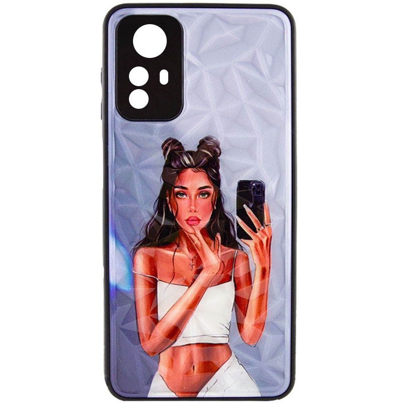 Фото TPU+PC чохол Prisma Ladies на Xiaomi Redmi Note 12S (Black in White) на vchehle.ua