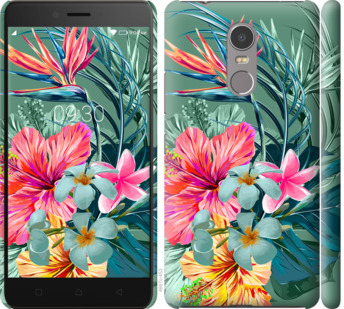 

Чохол Тропічні квіти v1 на Lenovo K6 Note 844989
