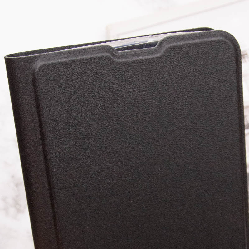 Заказать Кожаный чехол-книжка GETMAN Elegant (PU) для Xiaomi Redmi 13 4G / Poco M6 4G (Черный) на vchehle.ua
