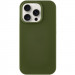 Чехол Silicone Case Full Protective (AA) NO LOGO для Apple iPhone 14 Pro (6.1") (Зеленый / Dark Olive)