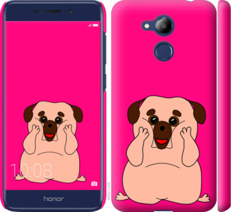 

Чохол Веселий мопс на Huawei Honor 6C Pro 928601