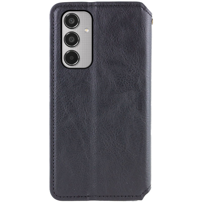 Фото Шкіряний чохол книжка GETMAN Cubic (PU) на Samsung Galaxy M35 5G (Чорний) на vchehle.ua