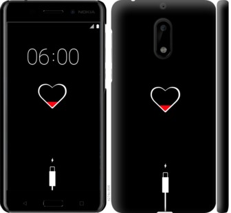 

Чохол Подзарядка сердца для Nokia 6 721554