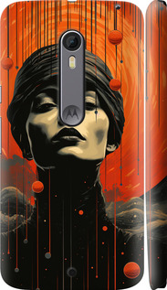 

Чехол Абстрактный портрет v2 для Motorola Moto X Style 1631555