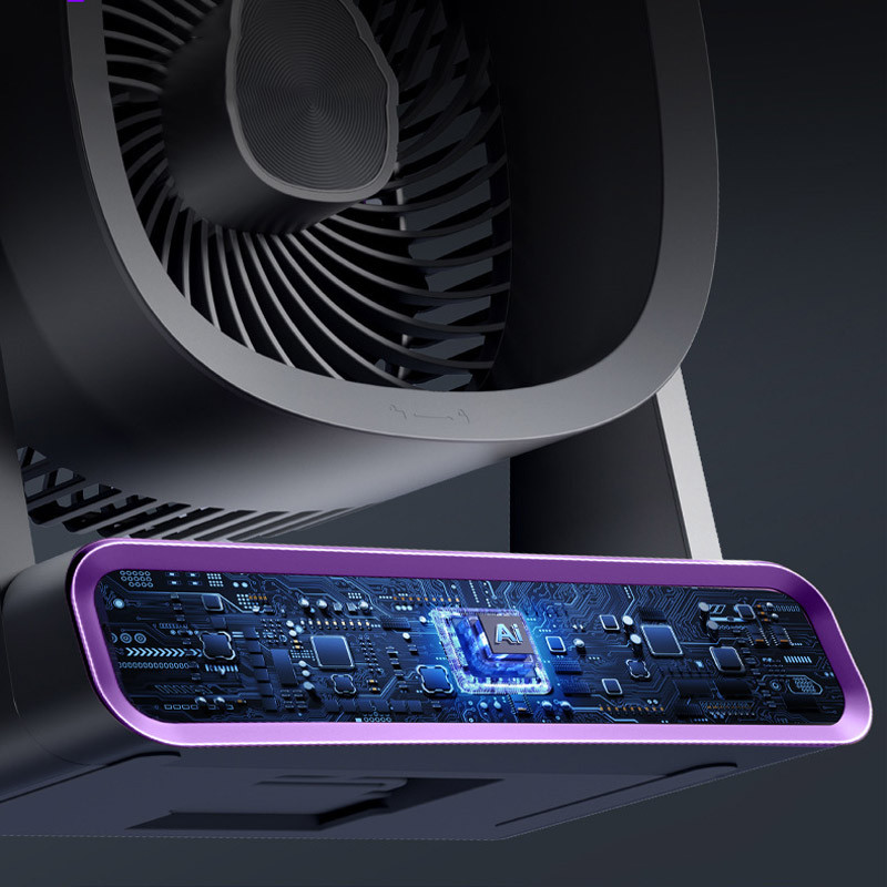 Купить Настольный вентилятор F16 Smart 4000mAh (Black) на vchehle.ua