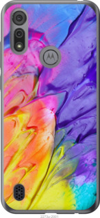 

Чехол Разноцветные краски для Motorola E6i 1576531