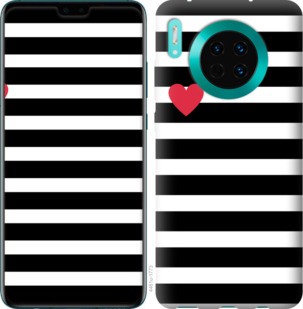 

Чехол Черно-белые полосы для Huawei Mate 30 Pro 875768