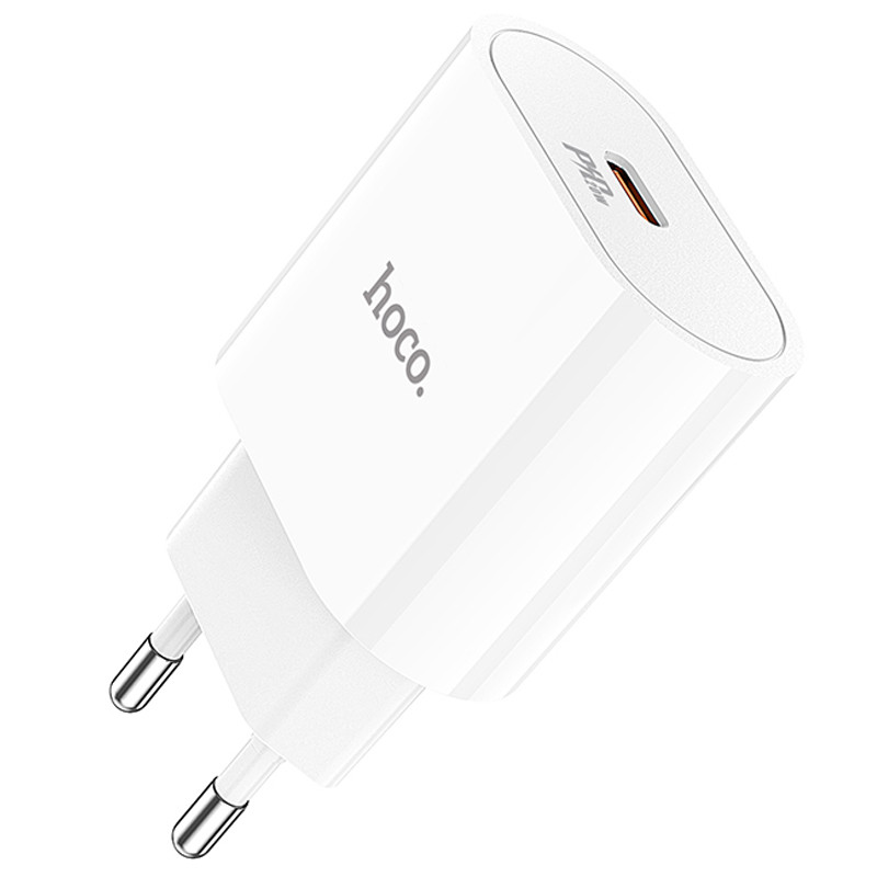 Фото СЗУ Hoco C94A Metro PD20W (1USB-C) (White) на vchehle.ua