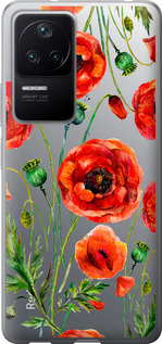 

Чохол Намальовані маки на Xiaomi Redmi K40S 1633779