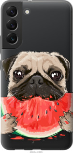 

Чехол Мопс и арбуз для Samsung Galaxy S22 Plus 1381683