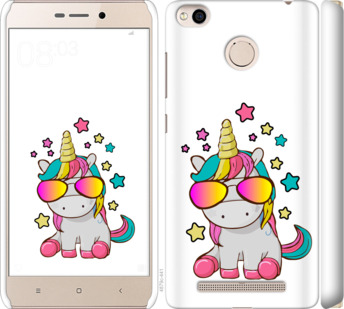 

Чохол Єдиноріг в окулярах на Xiaomi Redmi 3x 911807