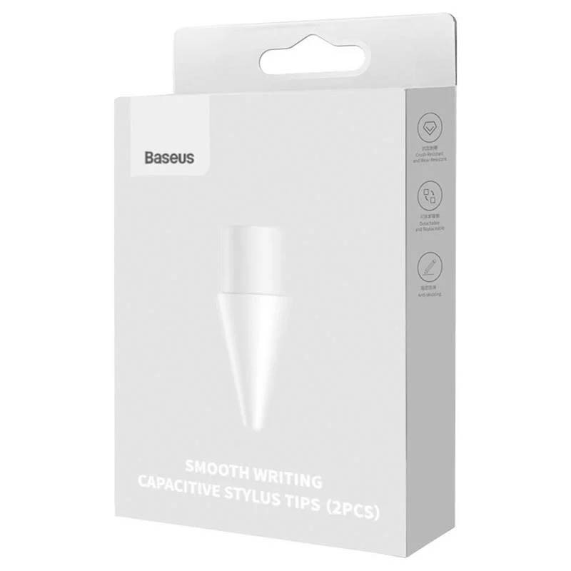 Заказать Наконечники для стилуса Baseus Smooth Writing Tips (SXBC010002) (White) на vchehle.ua