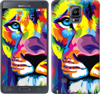

Чехол Разноцветный лев для Samsung Galaxy Note 4 N910H 261439