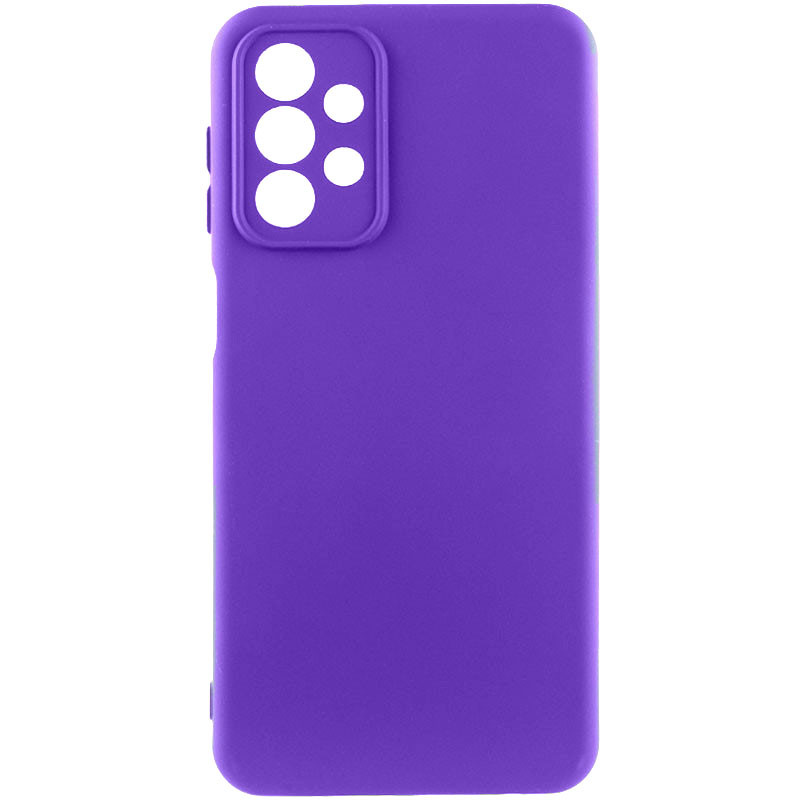 Чохол Silicone Cover Lakshmi Full Camera (AAA) на Samsung Galaxy A32 4G (Фіолетовий / Amethyst)