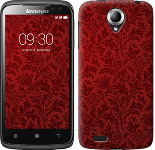 

Чехол Чехол цвета бордо для Lenovo S820 649911