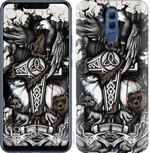 Чехол Тату Викинг для Huawei Mate 20 Lite