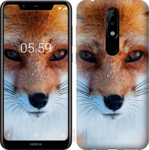 

Чохол Руда лисиця на Nokia 5.1 Plus 879154