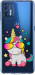 Чехол Единорог в очках для Motorola G9 Plus