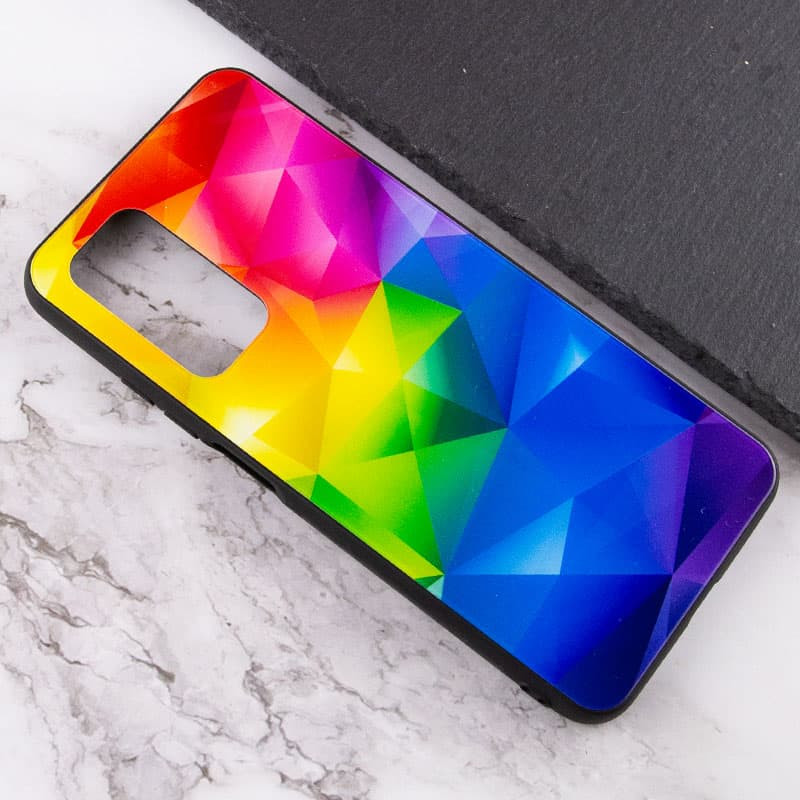 Фото TPU+Glass чехол Diversity для Xiaomi Redmi Note 9 4G / Redmi 9 Power / Redmi 9T (Rainbow) в магазине vchehle.ua