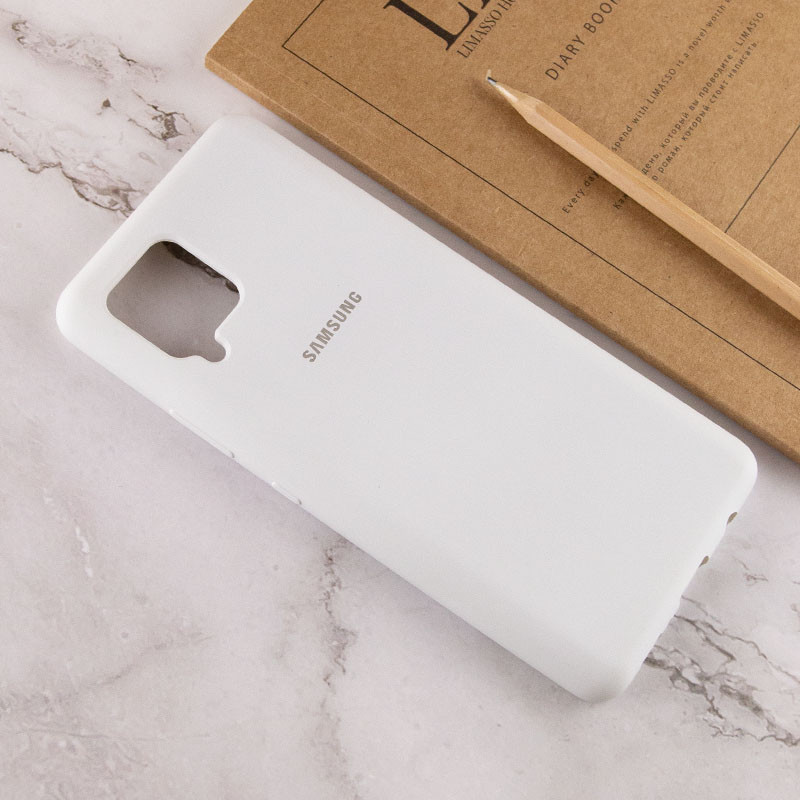Купити Чохол Silicone Cover Full Protective (AA) на Samsung Galaxy A42 5G (Білий / White) на vchehle.ua