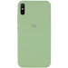 Чехол Silicone Cover Full Protective (AA) для Xiaomi Redmi 9A (Мятный / Mint)