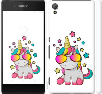 

Чохол Єдиноріг в окулярах для Sony Xperia Z3+ Dual 911718