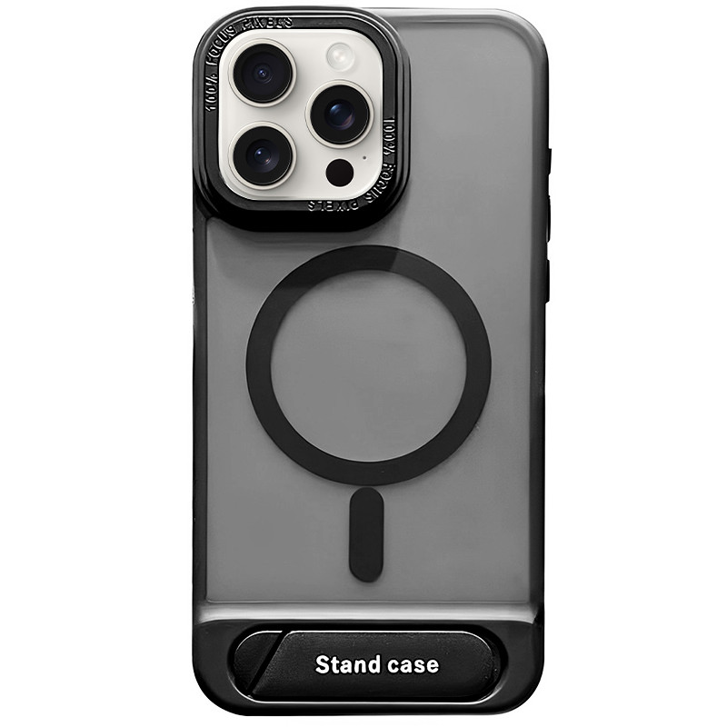 TPU+PC чехол Stand case для Apple iPhone 11 (6.1") (Black)