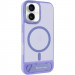 TPU+PC чехол Stand case для Apple iPhone 16 (6.1") (Light blue)