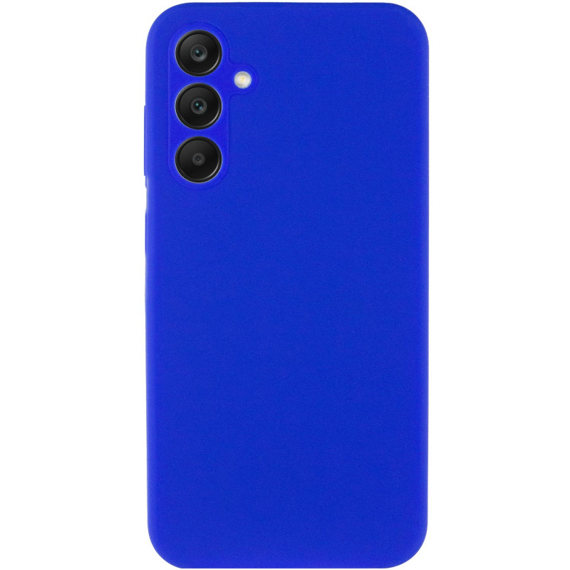 Фото Чохол Silicone Cover Lakshmi Full Camera (AA) на Samsung Galaxy A55 (Синій / Iris) на vchehle.ua