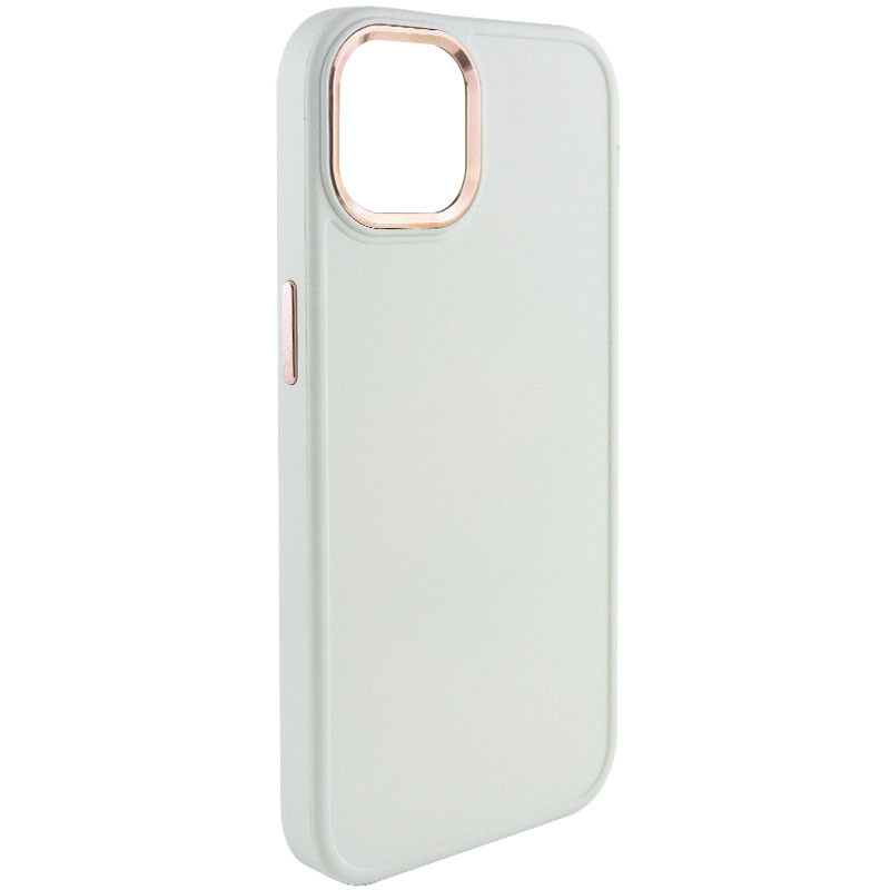 TPU чехол Bonbon Metal Style для Apple iPhone 14 (6.1") (Белый / White)
