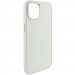 TPU чехол Bonbon Metal Style для Apple iPhone 14 (6.1") (Белый / White)