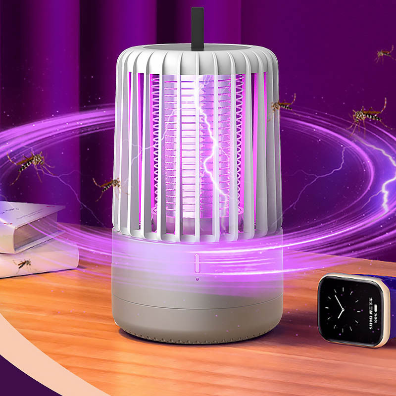 Купить Ловушка для насекомых с UV подсветкой JO-766 with battery 1200 mAh (Grey) на vchehle.ua