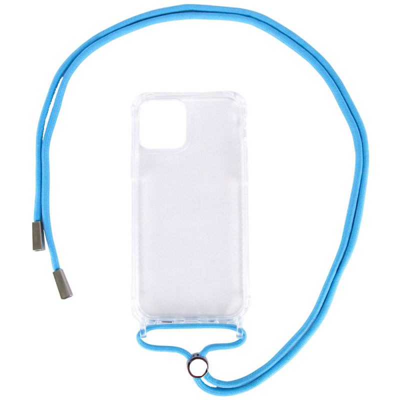 

Чохол TPU Crossbody Transparent на Apple iPhone 11 Pro (5.8") (Блакитний) 1100822