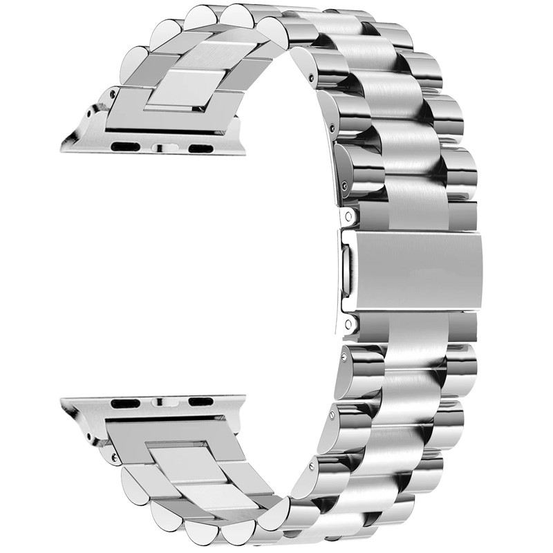 Ремінець Steel Elegance для Apple Watch 38/40/41/42mm(ser.10) (Silver)