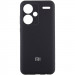 Чохол Silicone Cover Lakshmi Full Camera (AA) with logo на Xiaomi Redmi Note 13 Pro+ (Чорний / Black)