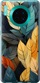 

Чохол Кольорове листя на Huawei Mate 30 1629910