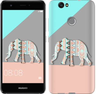 

Чохол Візерунчастий слон на Huawei Nova 2 452809